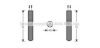 CHRYS 5170744AA Dryer, air conditioning